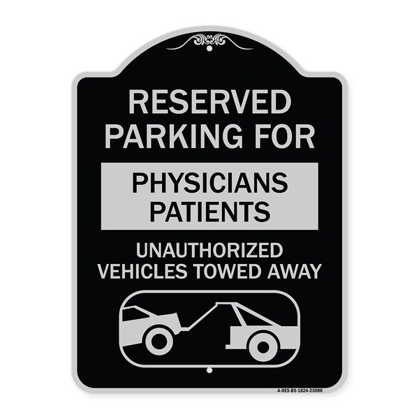 Reserved Parking for Physicians Patients Unauthorized Vehicles Towed Away, A-DES-BS-1824-23080